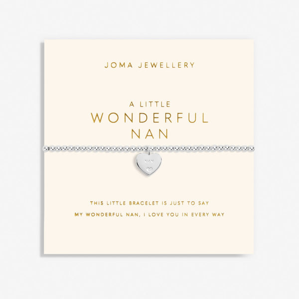 Buy Joma Jewellery Mother's Day Grandparent A Little 'Wonderful Nan'  Bracelet - Maison White